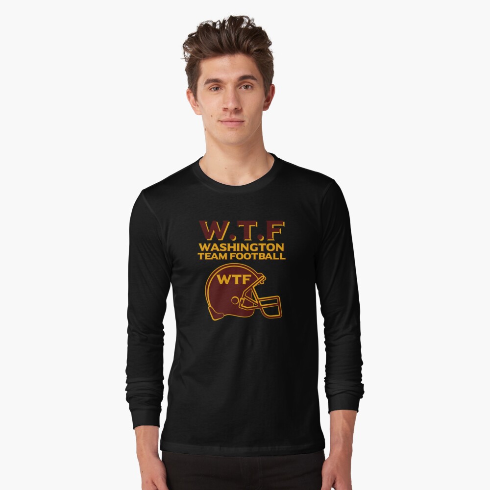 Funny Washington D.C Team Football WTF Retro Vintage Sports Fan Logo T-Shirt