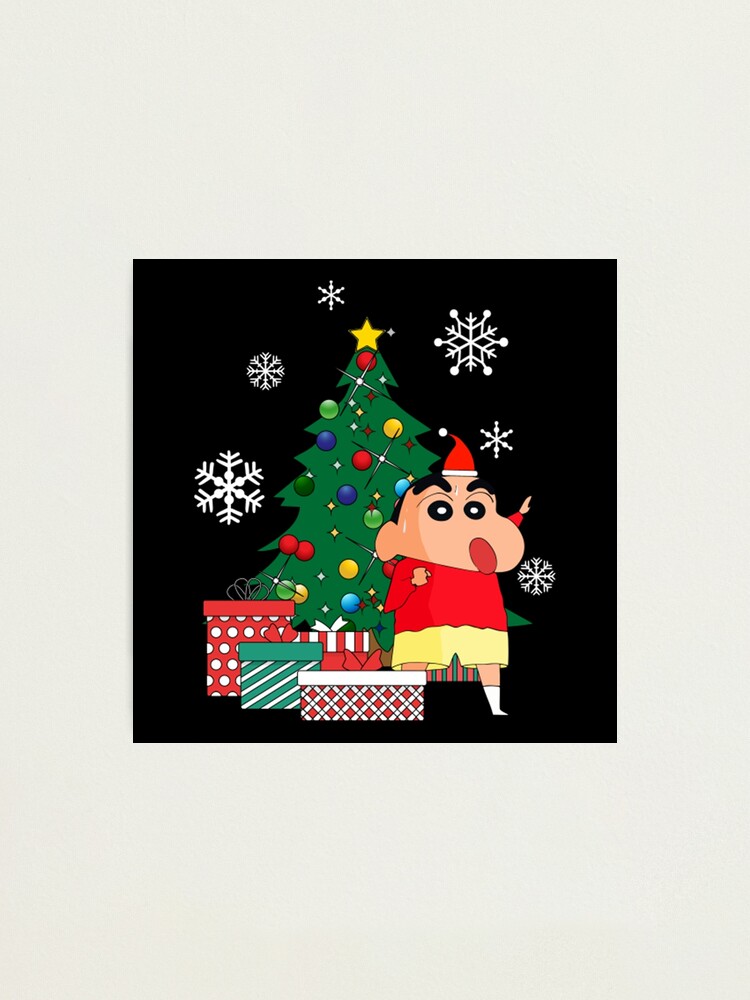 Crayon Shin Chan Around The Christmas Tree