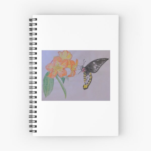 Item preview, Orange Rhododendron and Birdwing Butterfly designed and sold by Charles Roring.