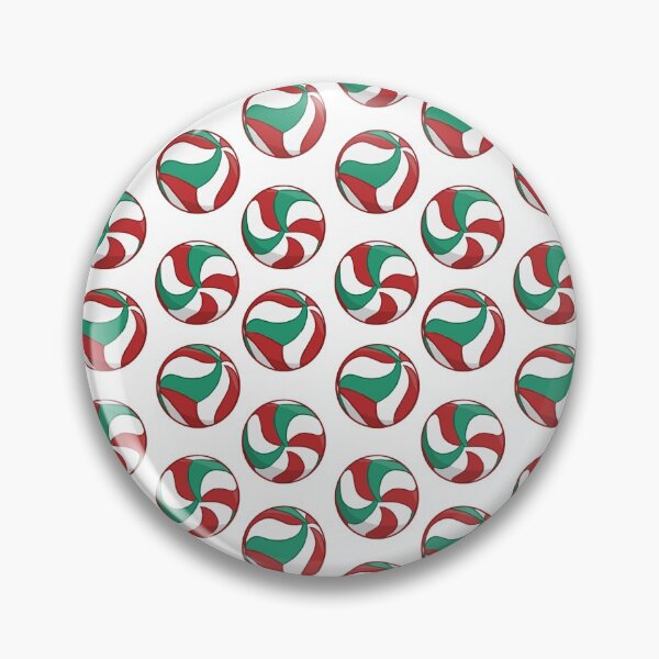 Item preview, Volleyballs - Green, Red and White designed and sold by pensandmarkers.