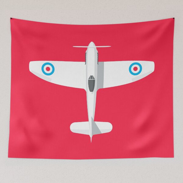 Artikelvorschau, Tempest WWII Fighter Aircraft - Crimson entworfen und verkauft von VoodooCircus.
