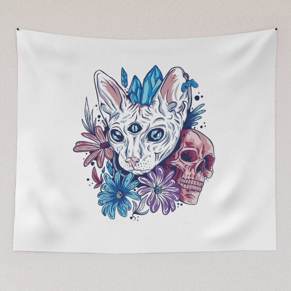 Item preview, Sphynx cat, mystical eye, mystic, pineal eye designed and sold by DerSenat.