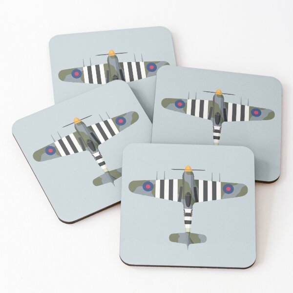 Item preview, Typhoon WWII Fighter Aircraft - Camouflage Grey designed and sold by VoodooCircus.