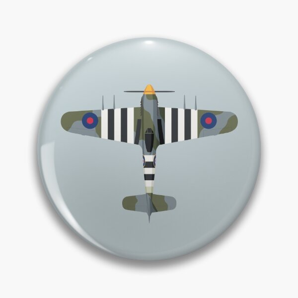 Item preview, Typhoon WWII Fighter Aircraft - Camouflage Grey designed and sold by VoodooCircus.