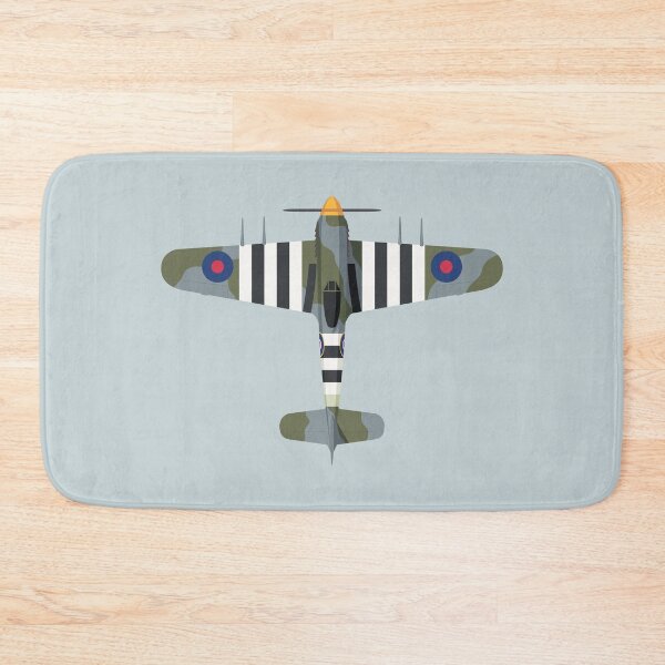 Item preview, Typhoon WWII Fighter Aircraft - Camouflage Grey designed and sold by VoodooCircus.