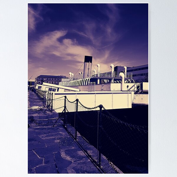 Artikelvorschau, Hafenboot SS Nomadic entworfen und verkauft von LittleIconShop.