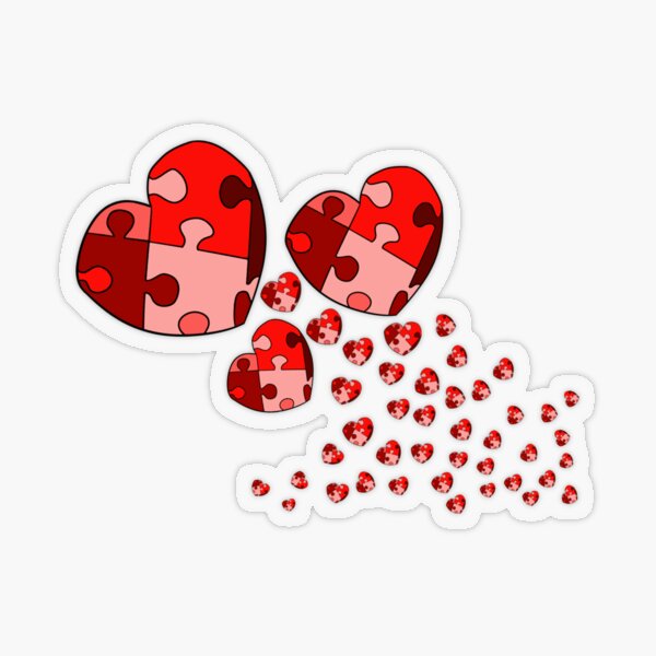 Aperçu de l'œuvre Confettis coeur rouge créée et vendue par VazMasDesign.