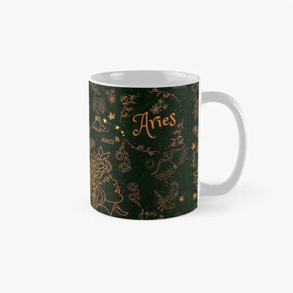 Item preview, Emerald Green Aries Sign Zodiac Horoscope Design designed and sold by NihaCollection.