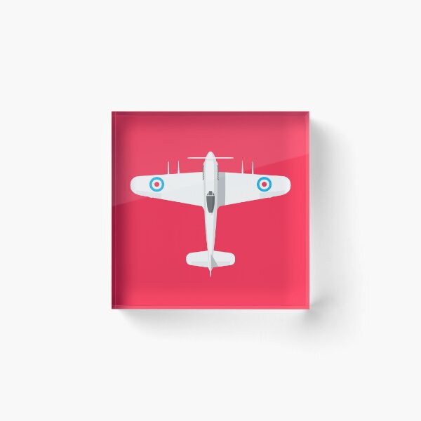 Item preview, Typhoon WWII Fighter Aircraft - Crimson designed and sold by VoodooCircus.