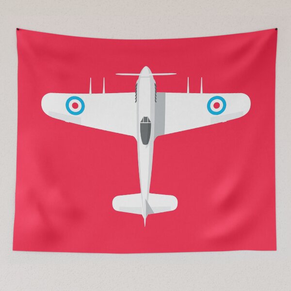 Item preview, Typhoon WWII Fighter Aircraft - Crimson designed and sold by VoodooCircus.