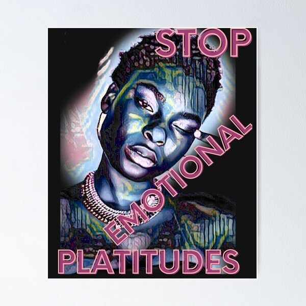 Item preview, Stop Emotional Platitudes designed and sold by HamiltonmagicTs.