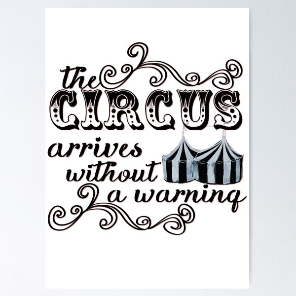 Item preview, The Circus Arrives Without A Warning designed and sold by buttermybooks.