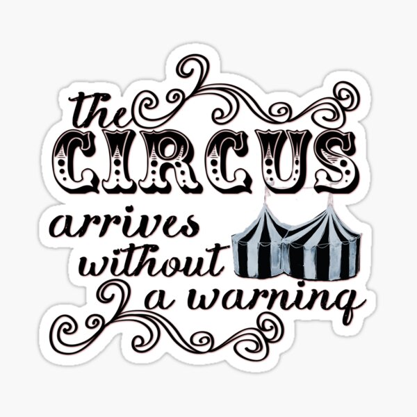 Item preview, The Circus Arrives Without A Warning designed and sold by buttermybooks.