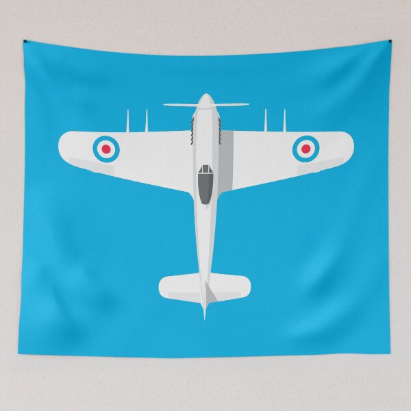 Item preview, Typhoon WWII Fighter Aircraft - Cyan designed and sold by VoodooCircus.