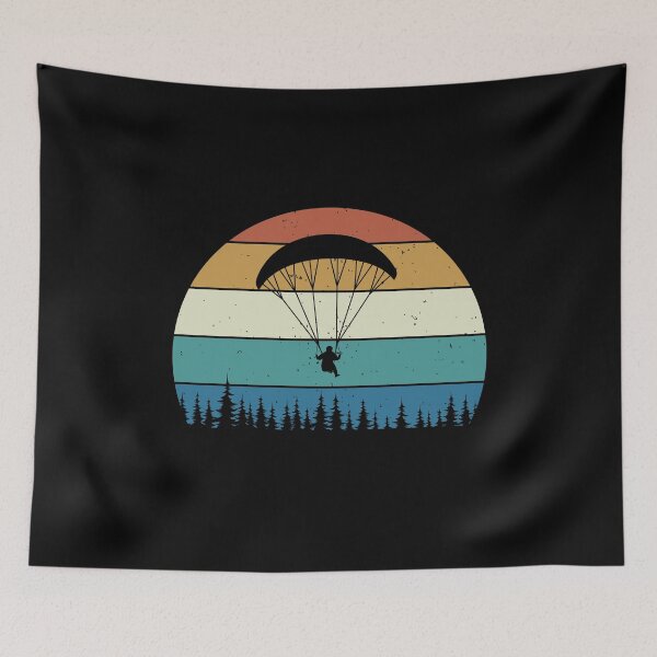 Item preview, Retro Paragliding Design for a Paraglider designed and sold by EstelleStar.