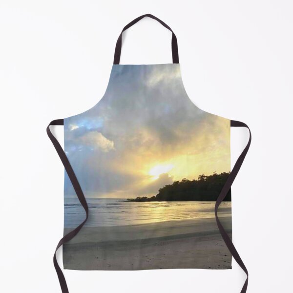 Item preview, Sunshine bursting through the clouds at the sandy beach designed and sold by Felicity-K.
