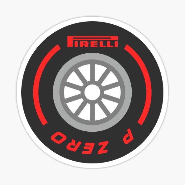 neumático blando F1 Pegatina
