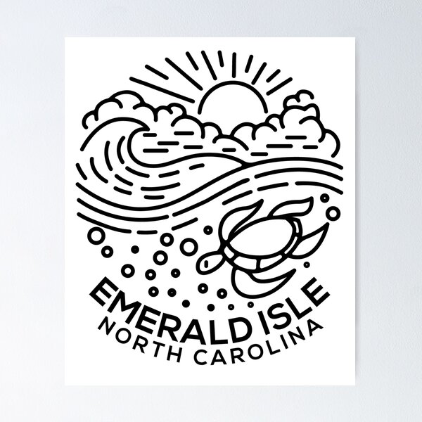 Item preview, Emerald Isle NC designed and sold by HalpinDesign.