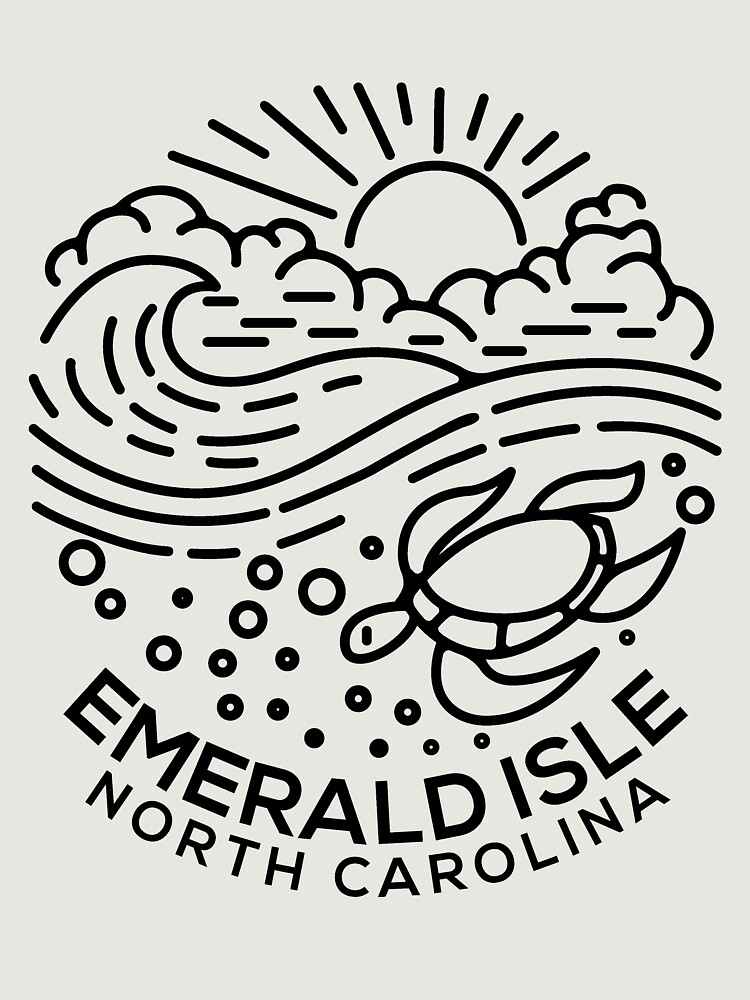 Thumbnail 6 von 6, Premium Oversized Pullover, Emerald Isle NC designt und verkauft von HalpinDesign.
