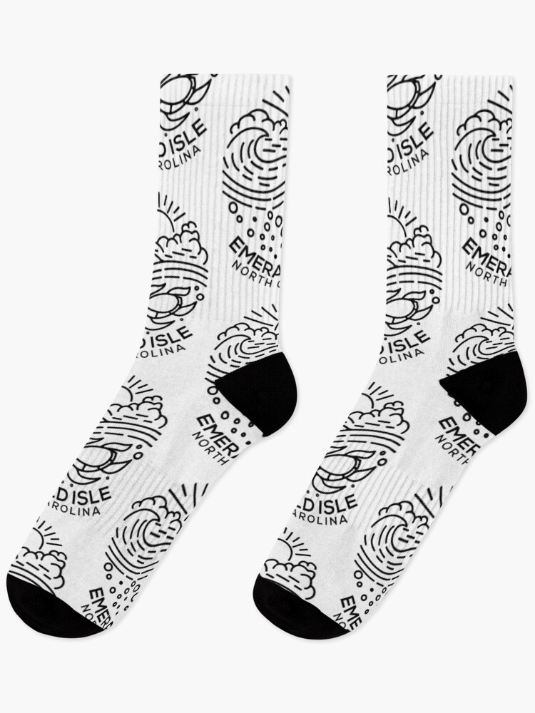Thumbnail 1 von 5, Socken, Emerald Isle NC designt und verkauft von HalpinDesign.