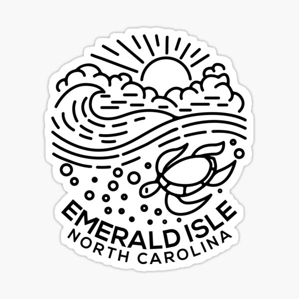 Item preview, Emerald Isle NC designed and sold by HalpinDesign.