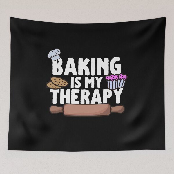 Item preview, Baking Is My Therapy designed and sold by CozyMarket.