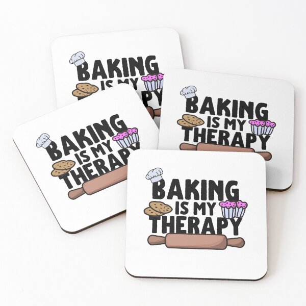 Item preview, Baking Is My Therapy designed and sold by CozyMarket.