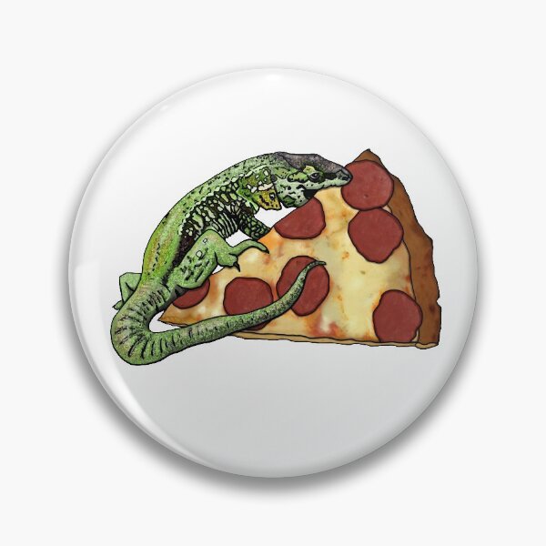 Aperçu de l'œuvre Pizza Lizard - Nom Nom Nom créée et vendue par creativekeener.