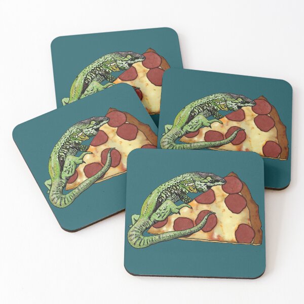 Item preview, Pizza Lizard - Nom Nom Nom designed and sold by creativekeener.