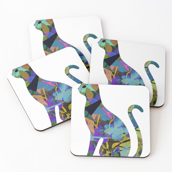 Item preview, Floral Cat in Flowers Popoki 309 designed and sold by VinBasis.