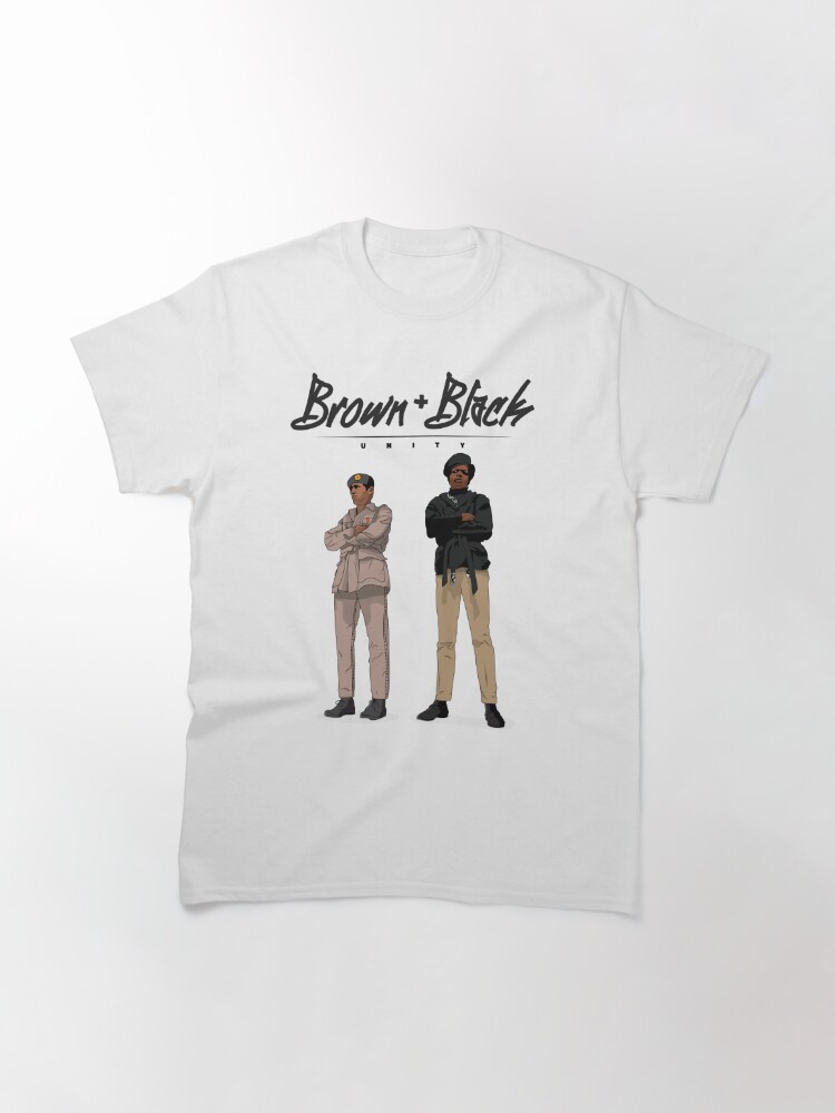 black and brown unity shirt