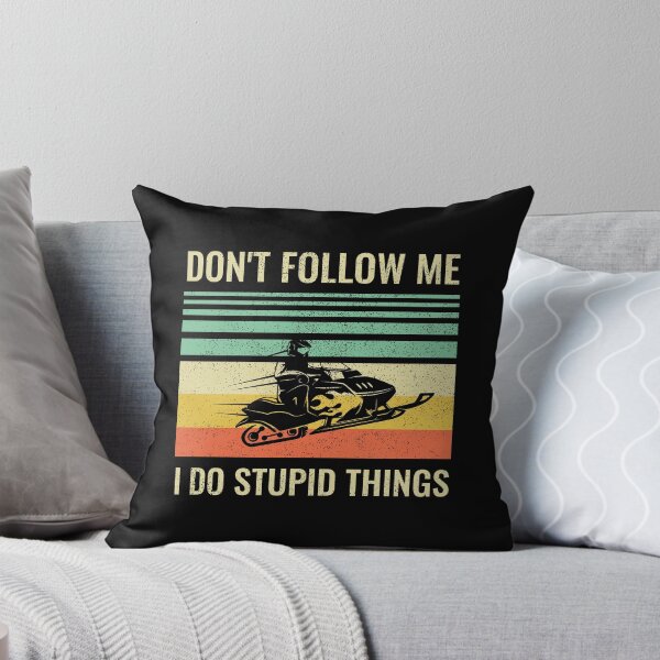 Item preview, Snowmobile Don't Follow Me I Do Stupid Things designed and sold by EstelleStar.