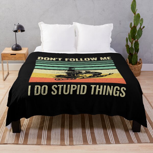 Item preview, Snowmobile Don't Follow Me I Do Stupid Things designed and sold by EstelleStar.