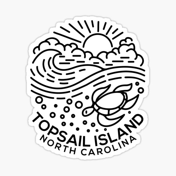 Item preview, Topsail Island NC designed and sold by HalpinDesign.