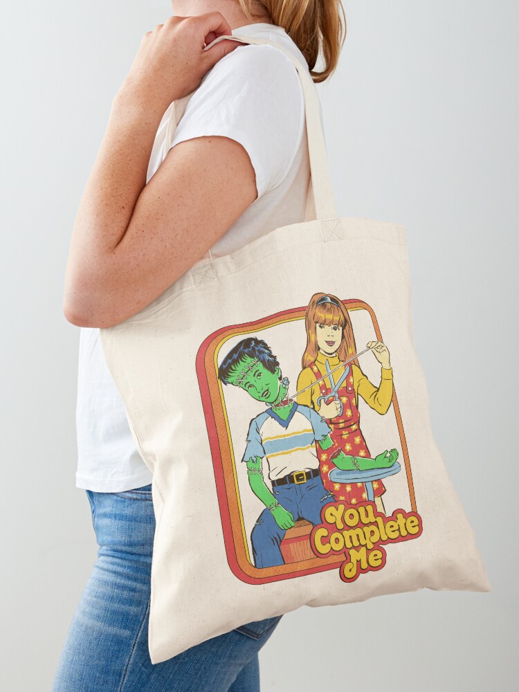 Thumbnail 1 of 5, Tote Bag, You Complete Me designed and sold by stevenrhodes.