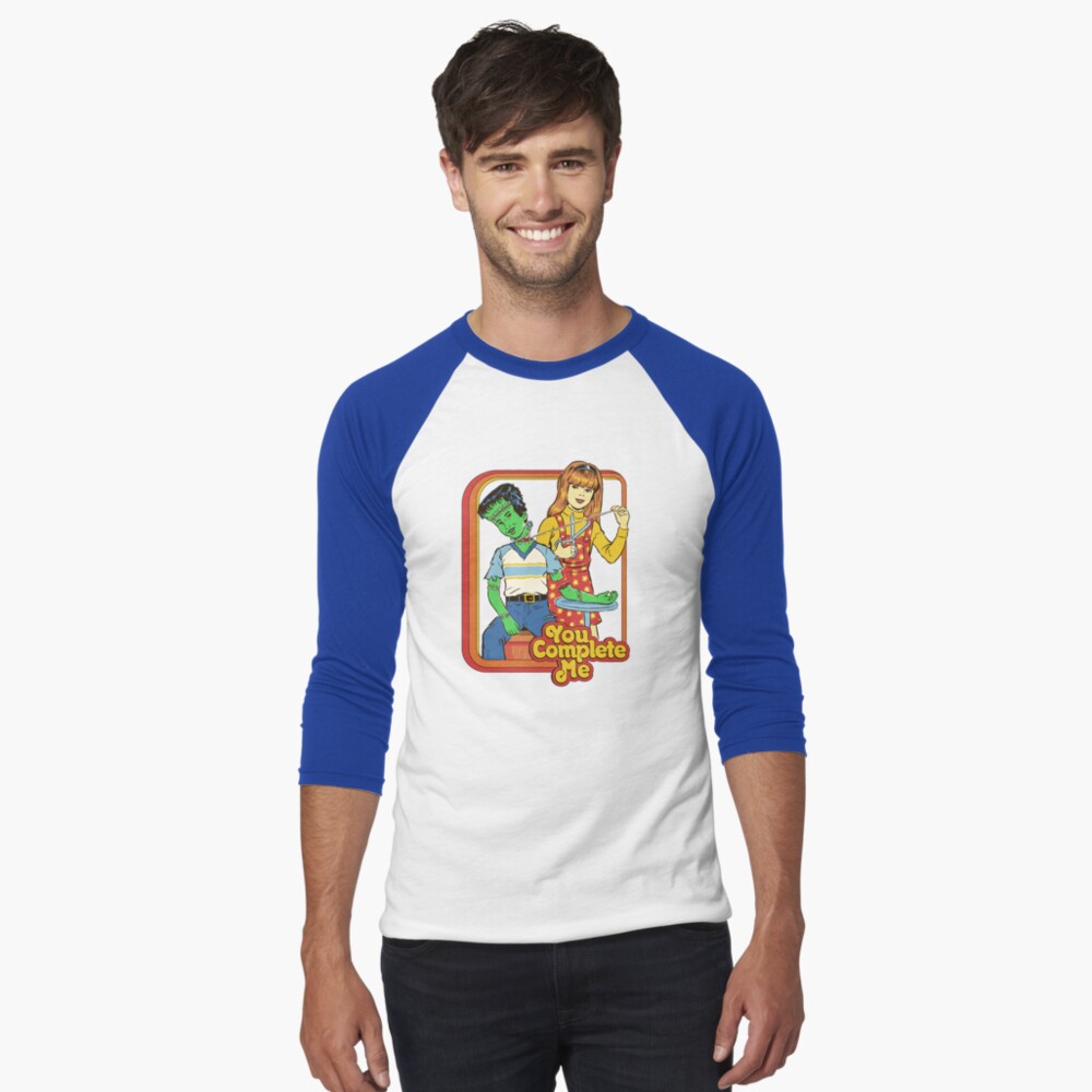 Item preview, Baseball ¾ Sleeve T-Shirt designed and sold by stevenrhodes.