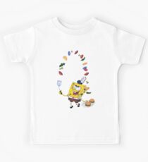 Spongebob und Krabbenbraten Kinder T-Shirt