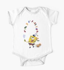 Spongebob und Krabbenbraten Baby Body Kurzarm