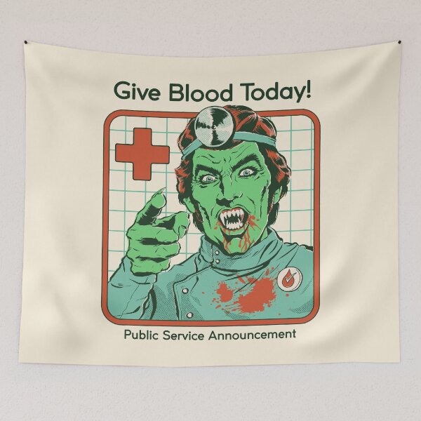 Item preview, Give Blood Today designed and sold by Steven Rhodes.