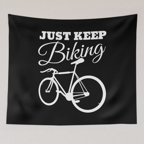 Item preview, Just Keep Biking - Bicycle Silhouette  designed and sold by Atleta-Cali.