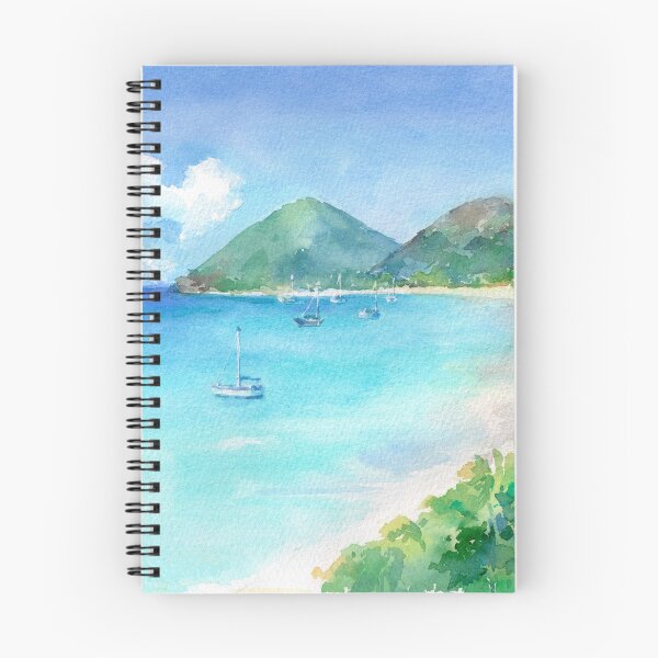 Item preview, Watercolor paradise beach designed and sold by della95.