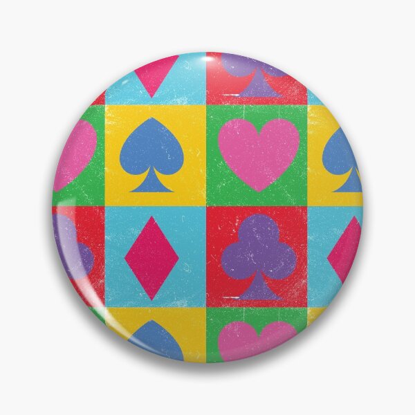Item preview, Retro Pop Art Playing Card Suits - Spades, Hearts, Diamonds, Clubs. For duplicate bridge players. designed and sold by Peter Orum.