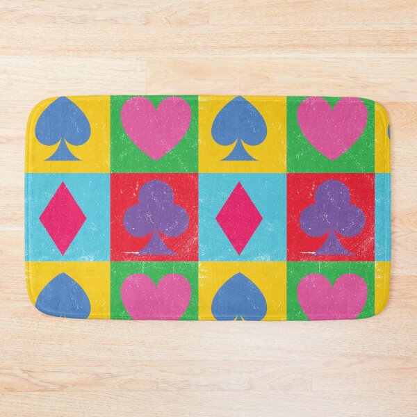 Item preview, Retro Pop Art Playing Card Suits - Spades, Hearts, Diamonds, Clubs. For duplicate bridge players. designed and sold by Peter Orum.