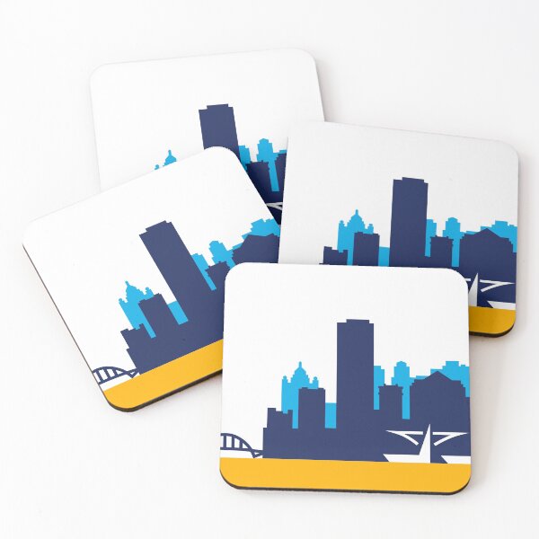 Item preview, Milwaukee Skyline - color designed and sold by MeehanTheBeanus.