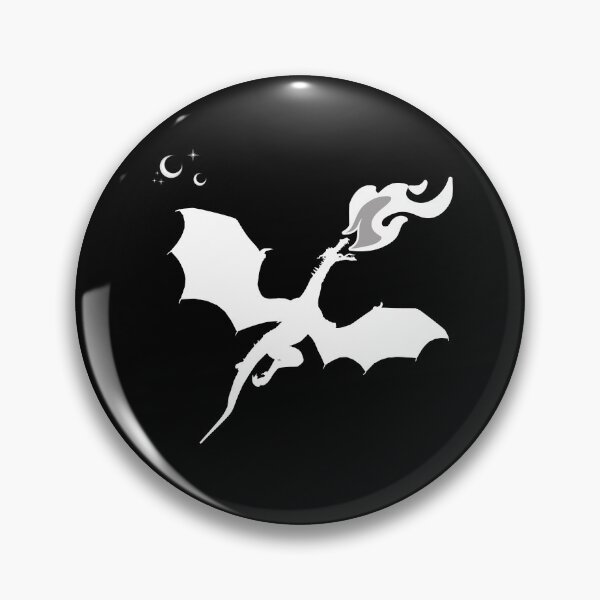 Item preview, Dragon Fire Breathing in a World with Two Moons, Fire Breathing Dragon designed and sold by AloraDesigns.