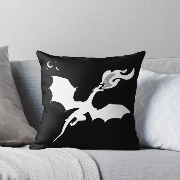 Item preview, Dragon Fire Breathing in a World with Two Moons, Fire Breathing Dragon designed and sold by AloraDesigns.