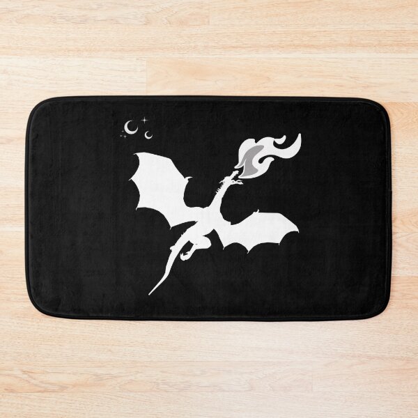 Item preview, Dragon Fire Breathing in a World with Two Moons, Fire Breathing Dragon designed and sold by AloraDesigns.