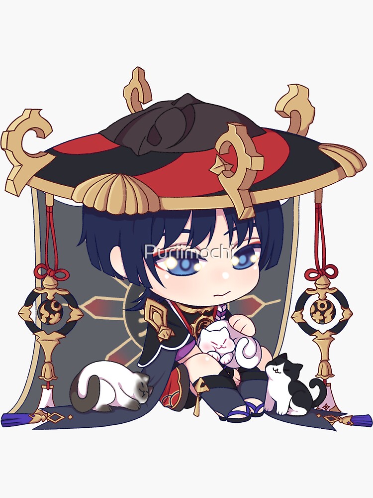 Genshin impact scaramouche by Puriimochi