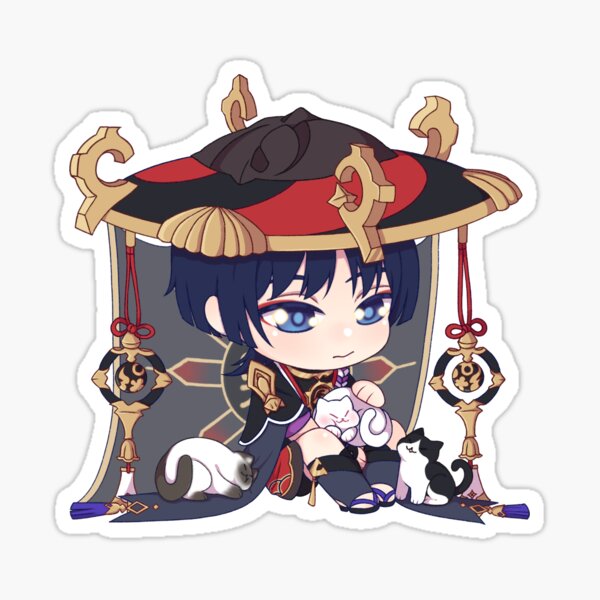 Genshin impact scaramouche Sticker