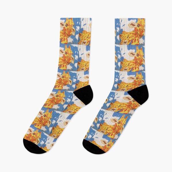 Item preview, Two Giraffes, One Giraffe is Kissing Another on its Cheek designed and sold by AliCatOriginals.